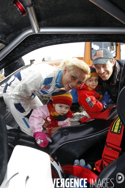 Elodie GOSSUIN en famille, au Trophée Andros.