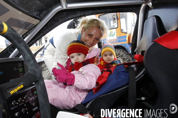 Elodie GOSSUIN en famille, au Trophée Andros.