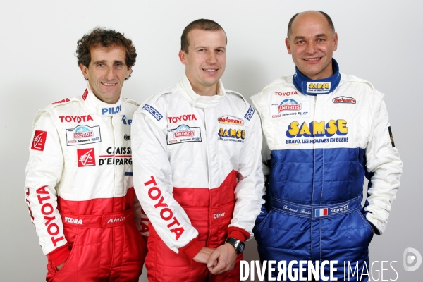 Alain PROST et Olivier PANIS équipiers - Team Toyota - Trophée Andros 2005-2006