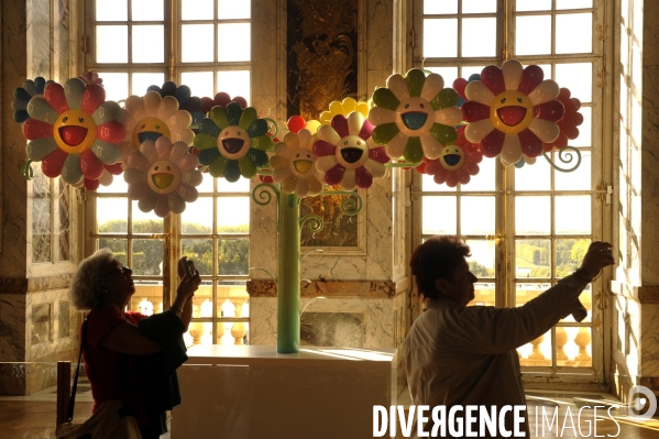 Exposition takashi murakami au chateau de versailles