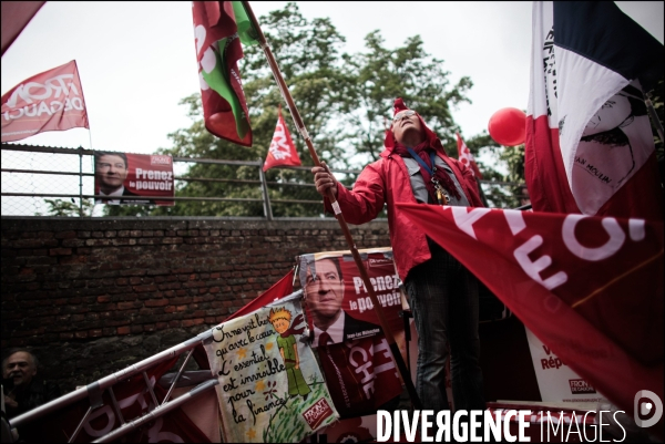 MELENCHON : La marche contre l austerite et le fascisme