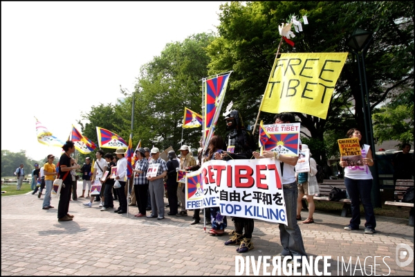 G8 - Manifestation pour la liberte du Tibet ( version Ami du Tibet )