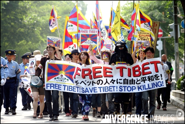 G8 - Manifestation pour la liberte du Tibet ( version Ami du Tibet )