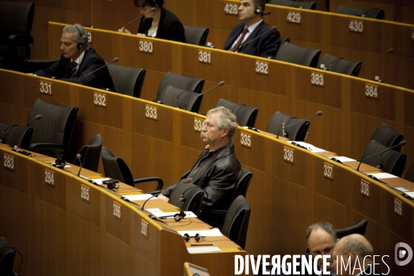 José Bové au Parlement Européen