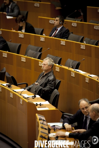 José Bové au Parlement Européen