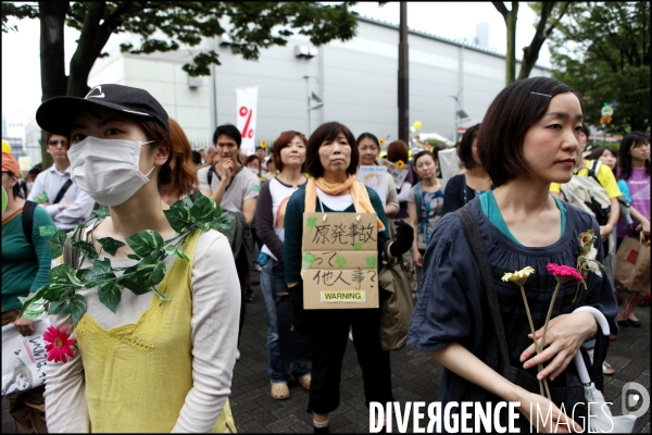 Manifestation contre le nucléaire japonais à Tokyo // Demonstration against japanese nuclear in Tokyo