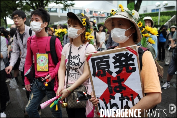 Manifestation contre le nucléaire japonais à Tokyo // Demonstration against japanese nuclear in Tokyo