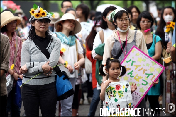 Manifestation contre le nucléaire japonais à Tokyo // Demonstration against japanese nuclear in Tokyo