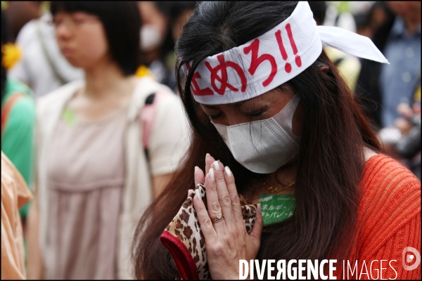 Manifestation contre le nucléaire japonais à Tokyo // Demonstration against japanese nuclear in Tokyo