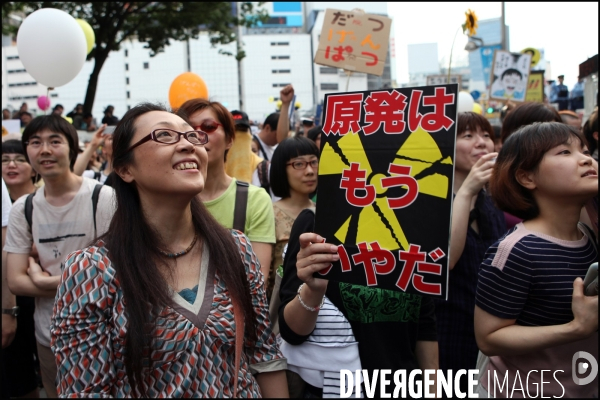 Manifestation contre le nucléaire japonais à Tokyo // Demonstration against japanese nuclear in Tokyo