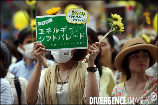 Manifestation contre le nucléaire japonais à Tokyo // Demonstration against japanese nuclear in Tokyo