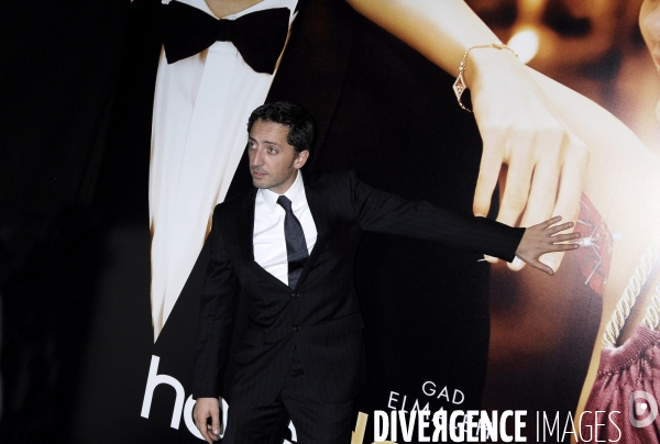 French premiere of the movie   hors de prix  directed by pierre salvadori with audrey tautou and gad elmaleh.