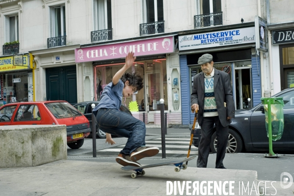 Skateboard dans Paris