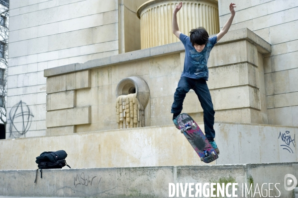 Skateboard dans Paris