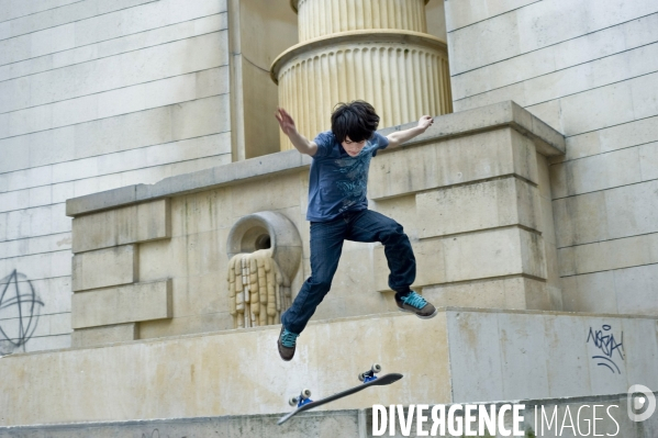 Skateboard dans Paris