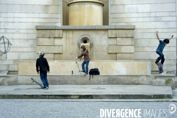 Skateboard dans Paris