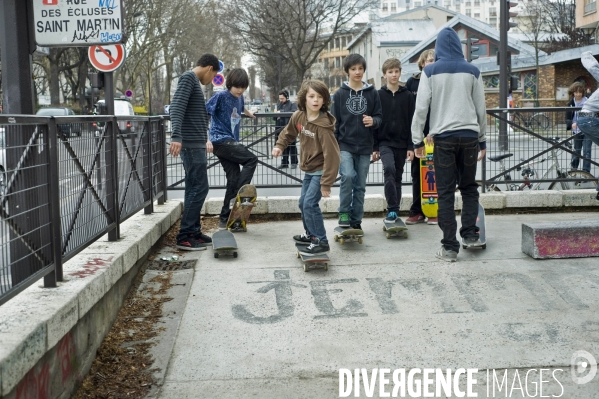 Skateboard dans Paris