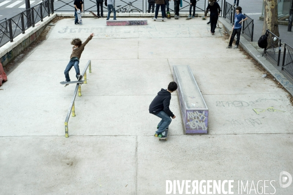 Skateboard dans Paris