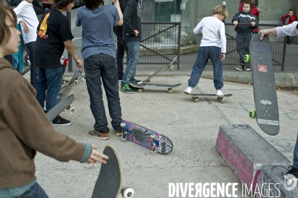 Skateboard dans Paris