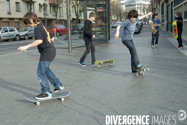 Skateboard dans Paris