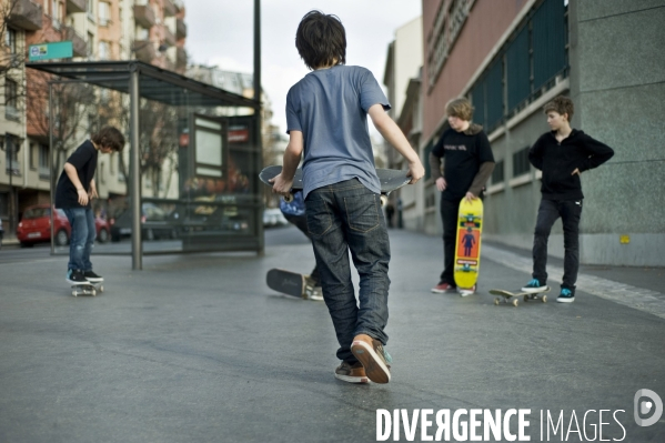 Skateboard dans Paris
