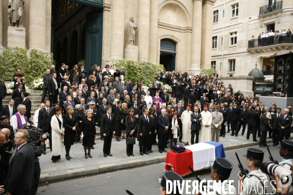 Les obseques d Yves Saint Laurent celebrees en l eglise Saint-Roch