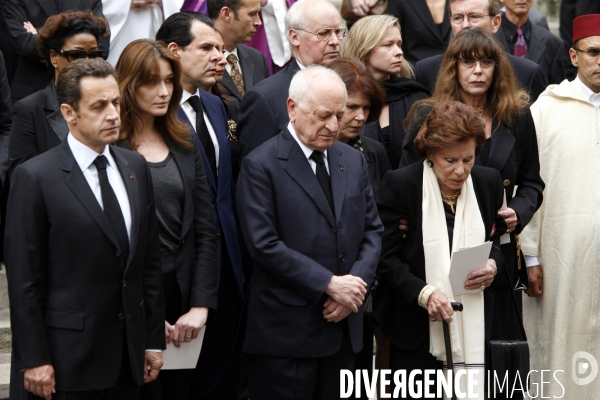 Les obseques d Yves Saint Laurent celebrees en l eglise Saint-Roch