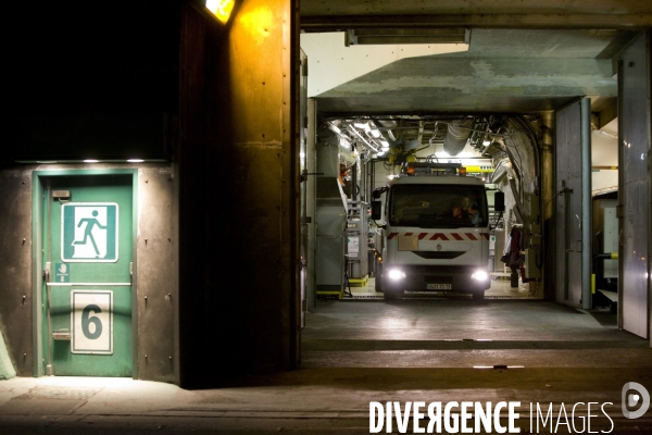 Visite du LSM, Laboratoire Souterrain de Modane. Sous la protection du ...