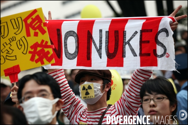 Manifestation contre le nucléaire japonais à Tokyo // Demonstration against japanese nuclear in Tokyo