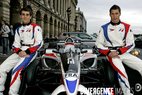 A1 Team France avec Loic DUVAL et Nicolas PROST.