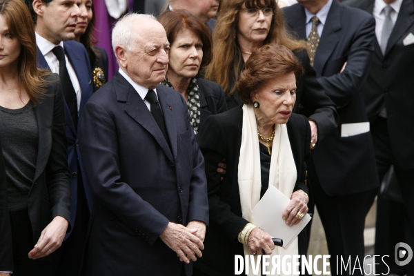 Les obseques d Yves Saint Laurent celebrees en l eglise Saint-Roch