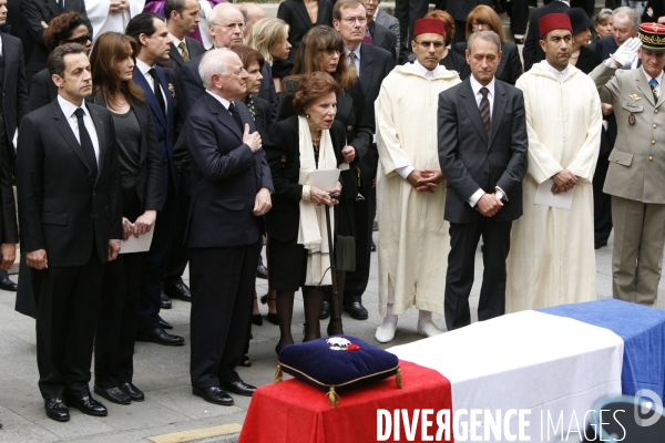 Les obseques d Yves Saint Laurent celebrees en l eglise Saint-Roch