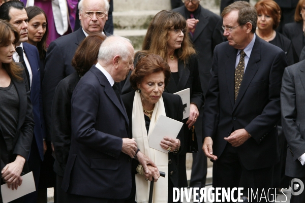 Les obseques d Yves Saint Laurent celebrees en l eglise Saint-Roch