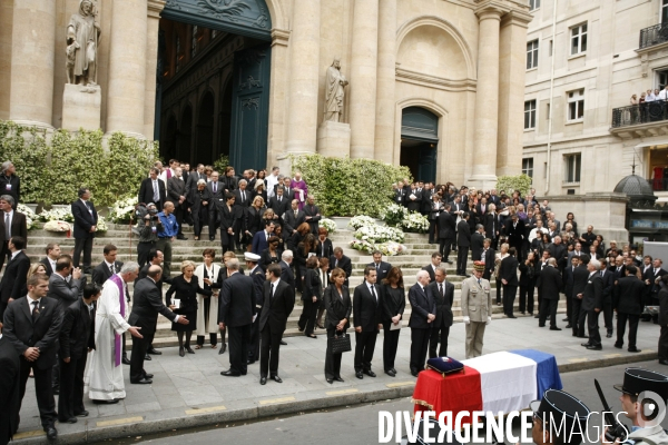 Les obseques d Yves Saint Laurent celebrees en l eglise Saint-Roch