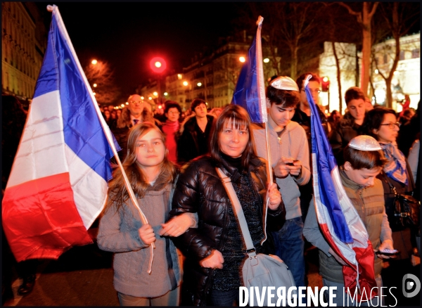 Marche organisée par l Union des étudiants juifs de France