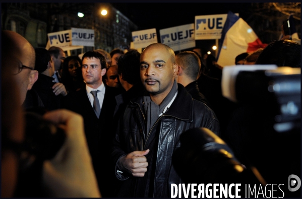 Marche organisée par l Union des étudiants juifs de France