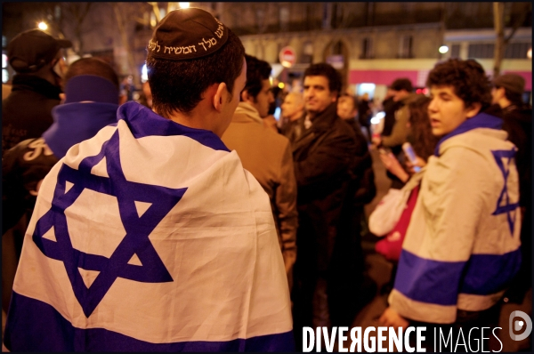 Marche organisée par l Union des étudiants juifs de France