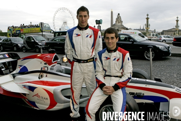 A1 Team France avec Loic DUVAL et Nicolas PROST.