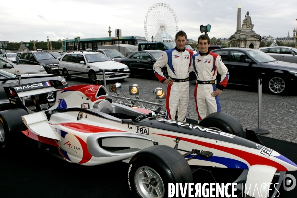 A1 Team France avec Loic DUVAL et Nicolas PROST.