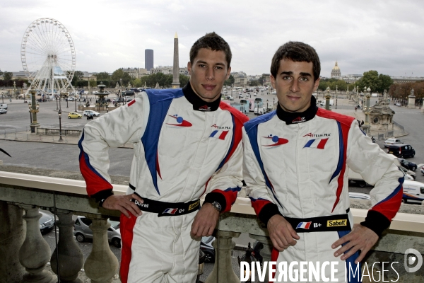A1 Team France avec Loic DUVAL et Nicolas PROST.