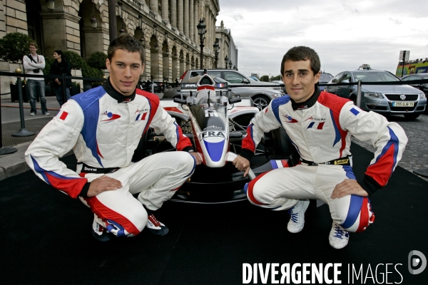 A1 Team France avec Loic DUVAL et Nicolas PROST.