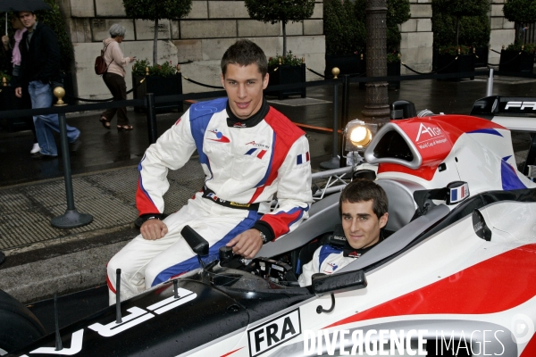 A1 Team France avec Loic DUVAL et Nicolas PROST.