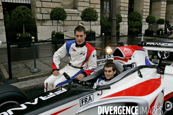 A1 Team France avec Loic DUVAL et Nicolas PROST.