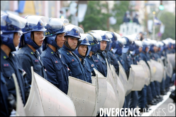 Manifestation contre le G8 a Sapporo