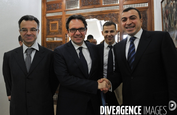 Frederic lefebvre  en visite a tunis