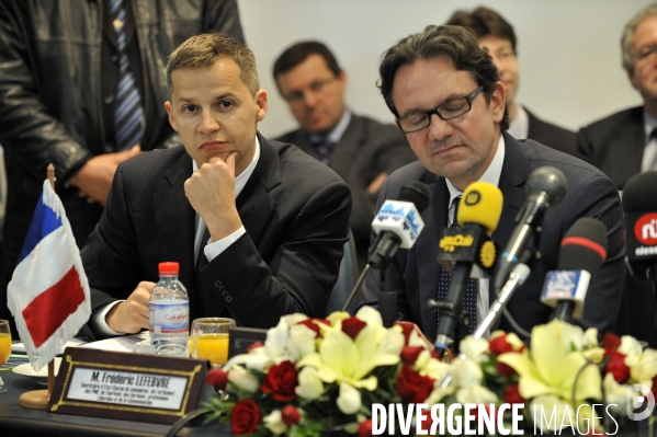 Frederic lefebvre  en visite a tunis