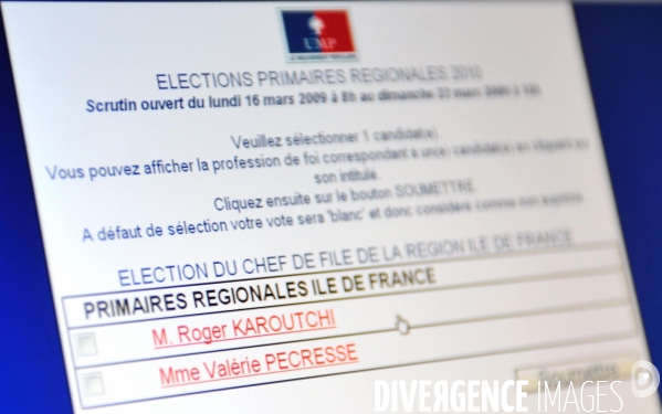 Elections primaires ump pour les regionales de 2010