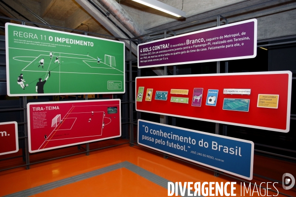 Le musée du football Brésilien de Sao Paulo.