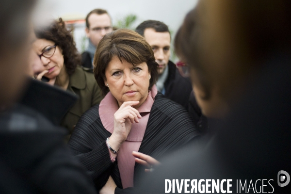 Paris : Voeux 2012 de Martine Aubry.
