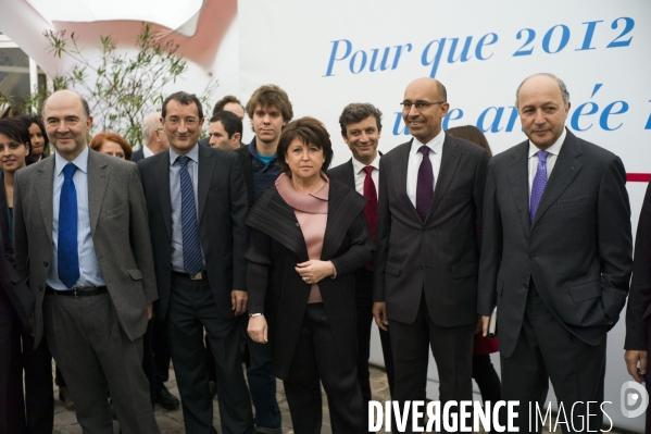 Paris : Voeux 2012 de Martine Aubry.
